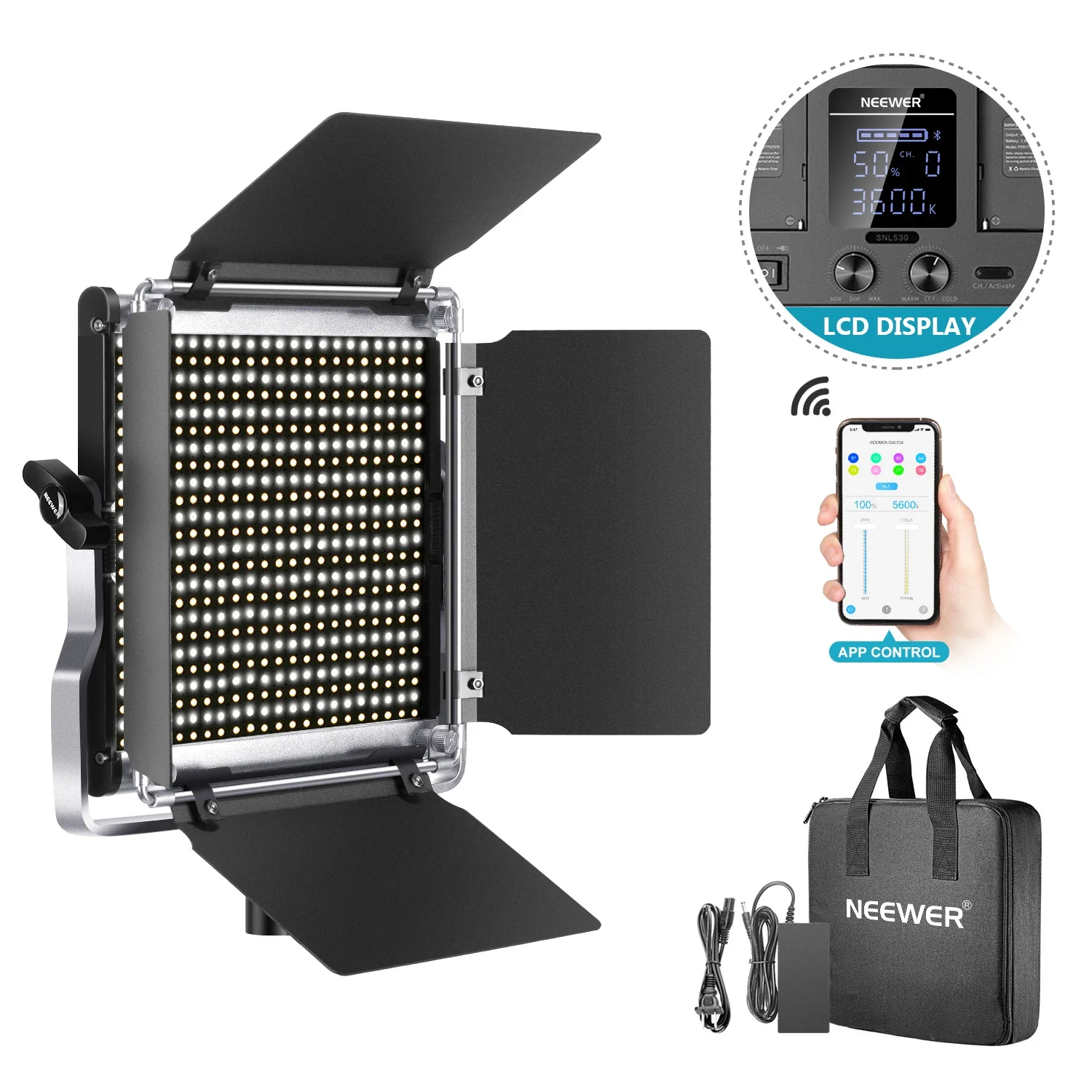 Photography Lighting Kit Neewer - Neewer 528 LED Video Light, Dimmable
