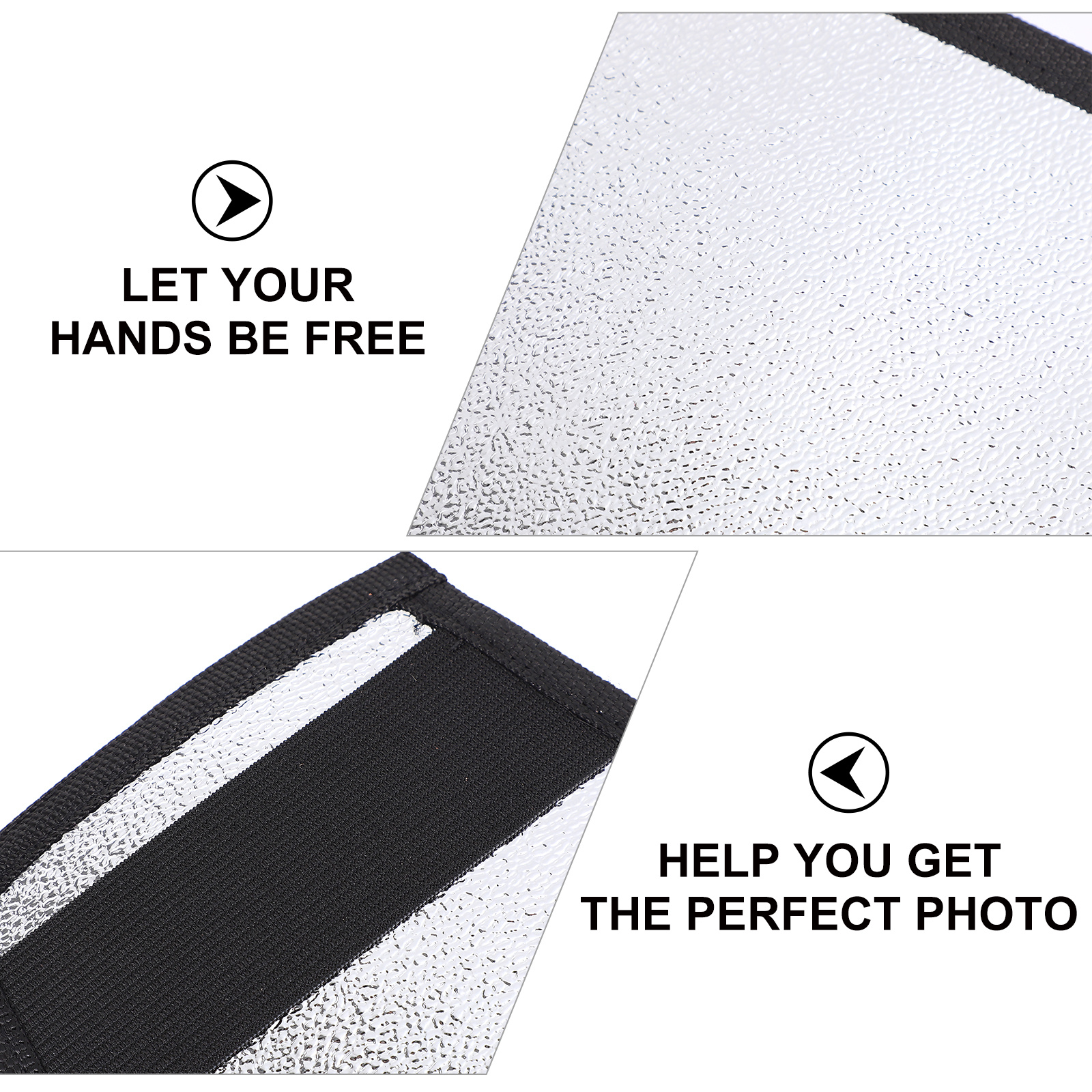 Photography Lighting For Outdoors - 4Pcs Studio Grade Flash Reflector Diffuser
