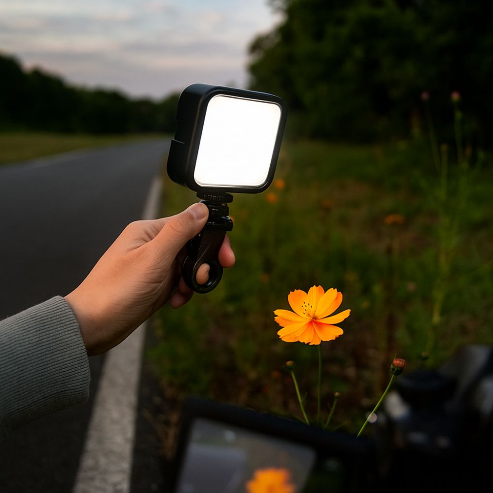 Photography Lighting For Outdoors - Mini Portable Selfie Fill Light RGB