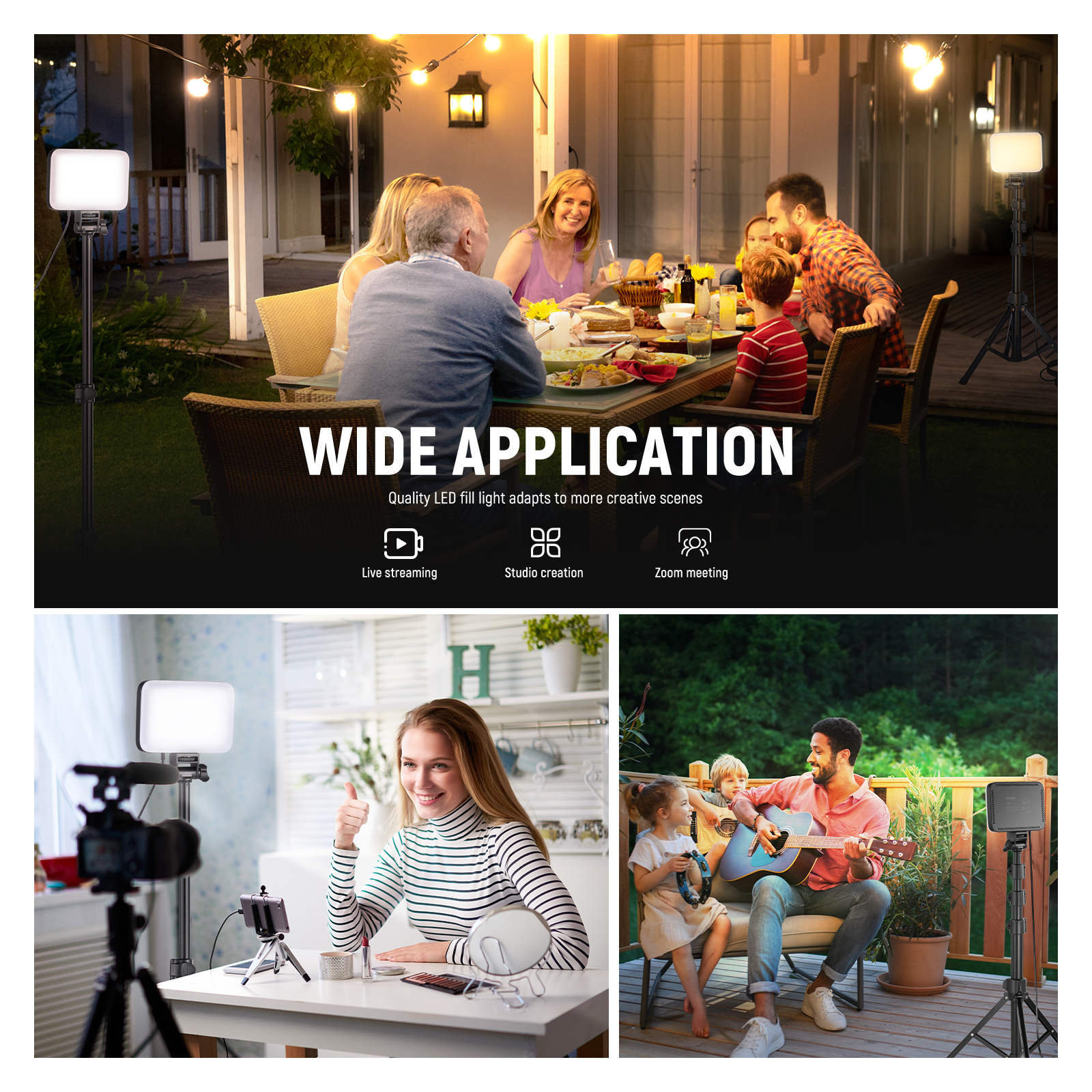 NEEWER LED Video Light Panel L - огляд і ціна Photography Lighting Kit Neewer