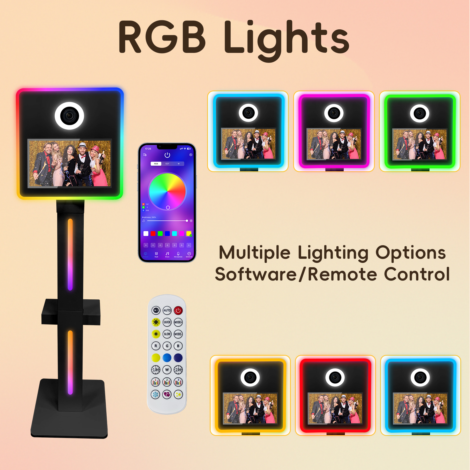 DSLR Photo Booth Machine with  - огляд і ціна Photography Video Lighting Kit