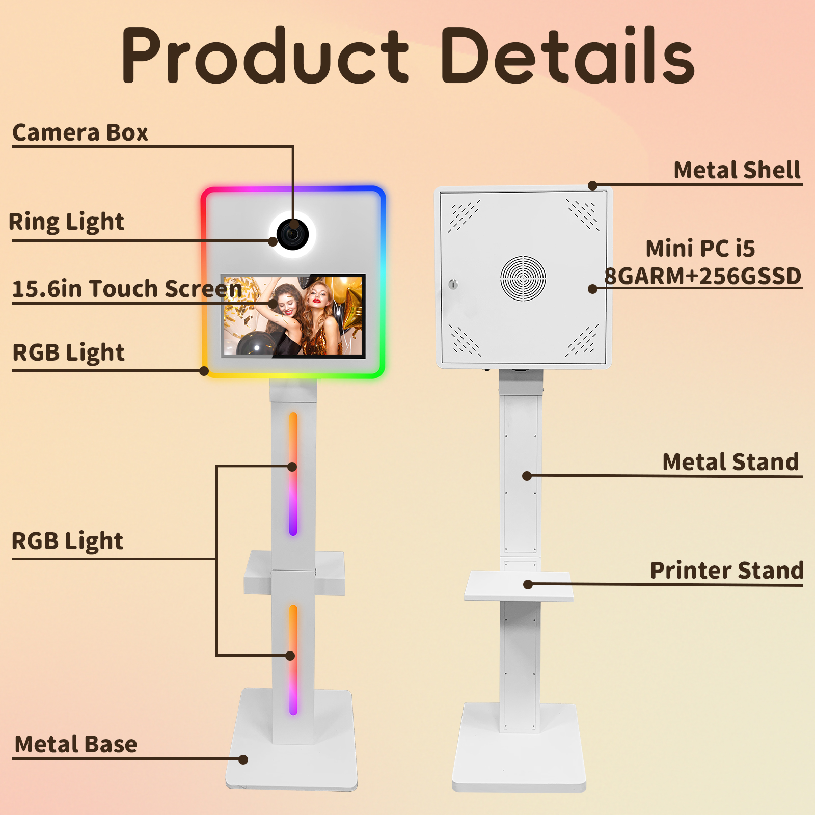 DSLR Photo Booth Machine with  - огляд і ціна Photography Video Lighting Kit