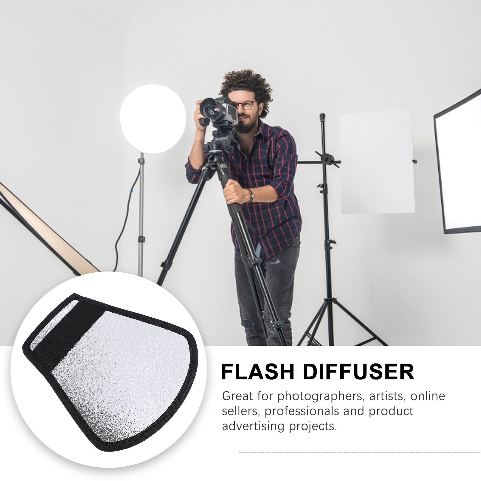 4Pcs Studio Grade Flash Reflec - огляд і ціна Photography Lighting For Outdoors