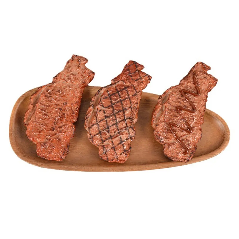 PVC Simulation Fake Steak Food - огляд і ціна Good Lighting In Photography