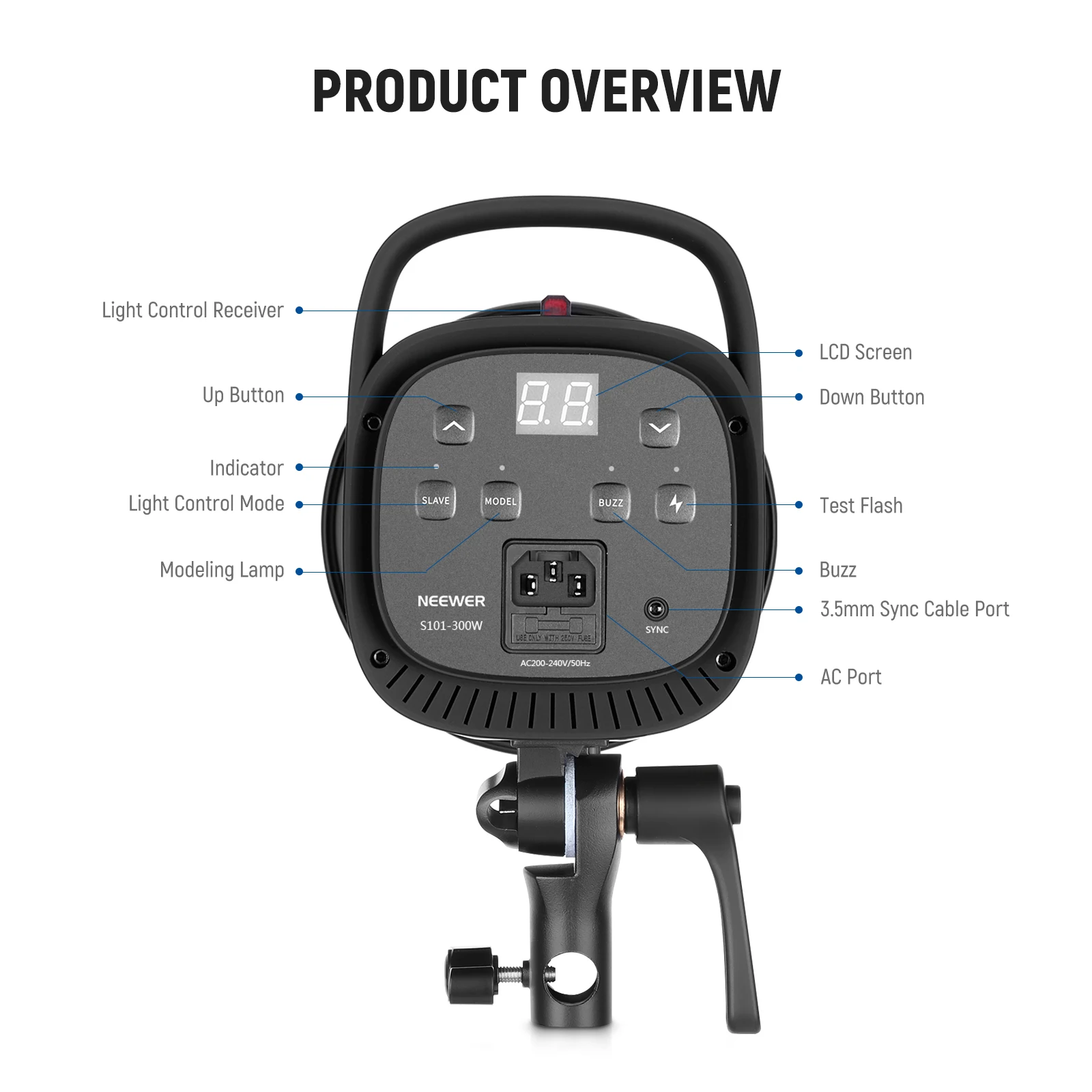 NEEWER 600W Strobe Flash Studi - огляд і ціна Photography Lighting Kit Neewer