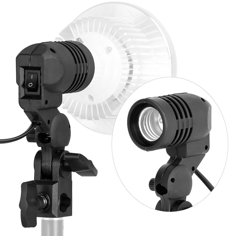 Single Head Bulb Holder E27 So - огляд і ціна Photography Video Lighting Kit