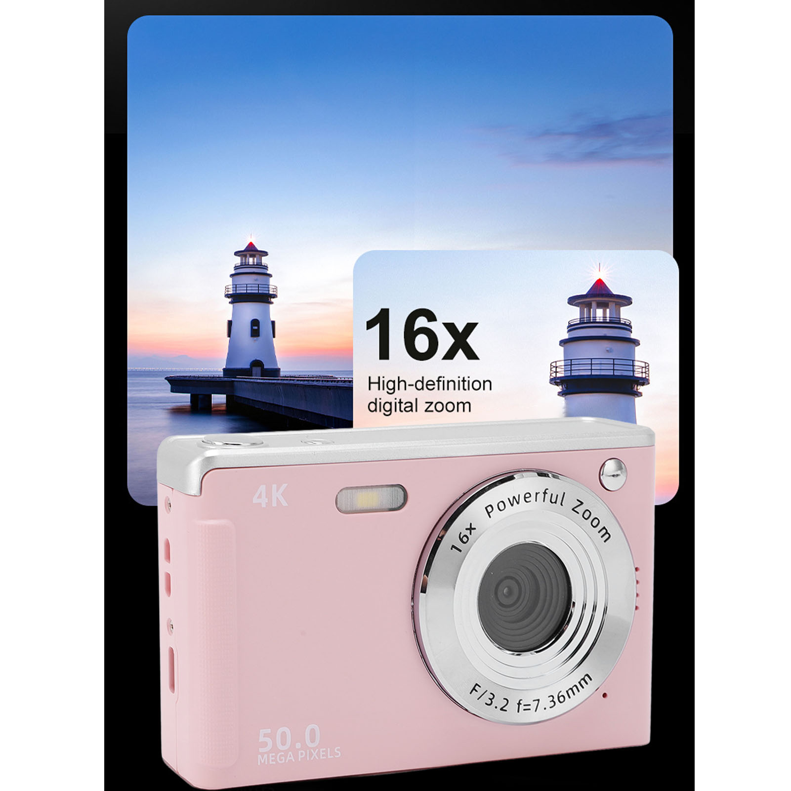 4K 50MP Digital Camera with Fi - огляд і ціна Photography Natural Lighting