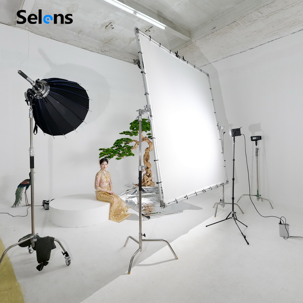 Selens Foldable 1.5/2/2.4M Sof - огляд і ціна Photography Video Lighting Kit