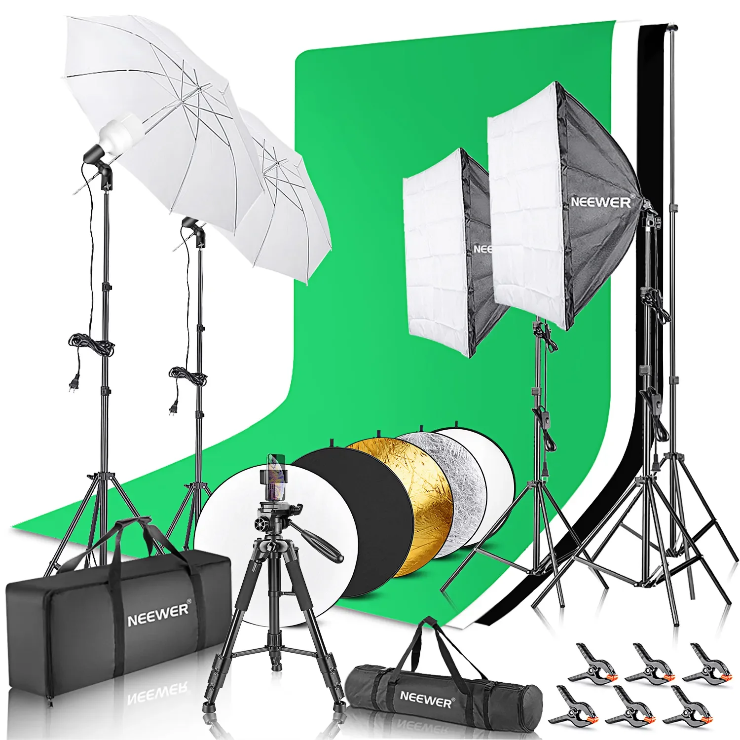 Neewer Complete Photography Li - огляд і ціна Photography Lighting Kit Neewer