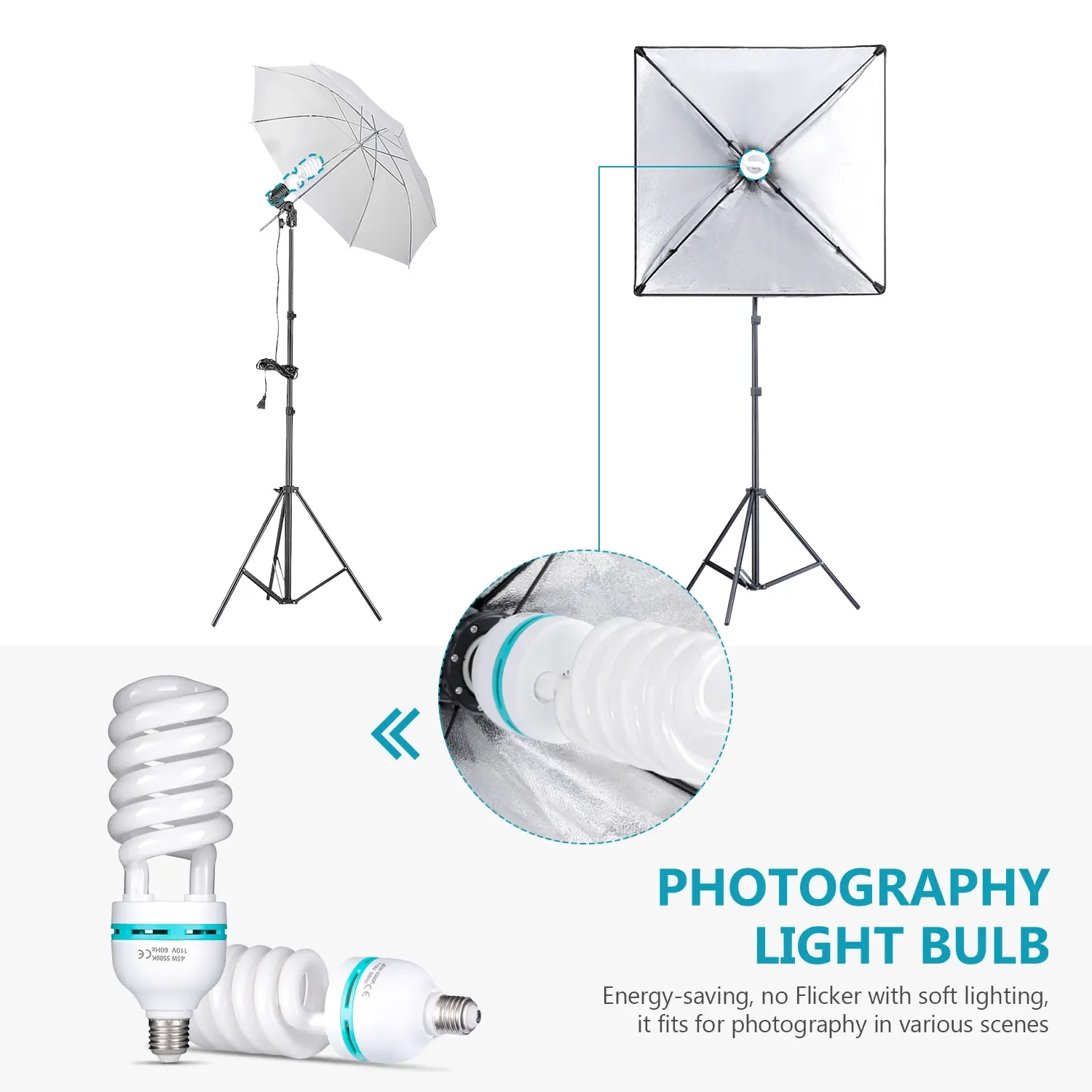 Neewer Complete Photography Li - огляд і ціна Photography Lighting Kit Neewer