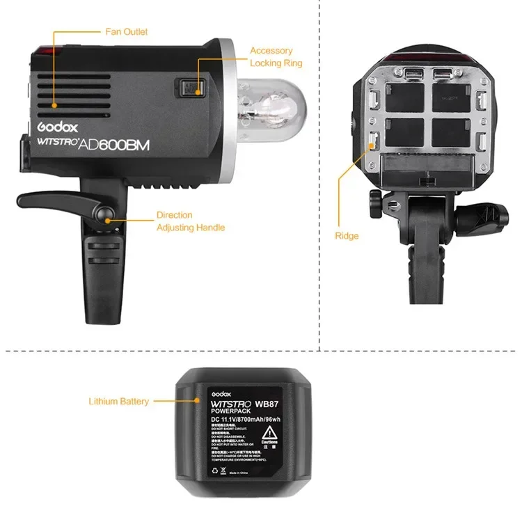 2026 Premium  AD600BM 600W Stu - огляд і ціна Photography Lighting For Outdoors