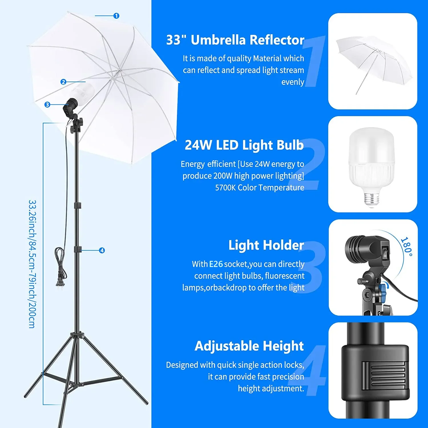 NEEWER Photography Lighting Ki - огляд і ціна Photography Lighting Kit Neewer