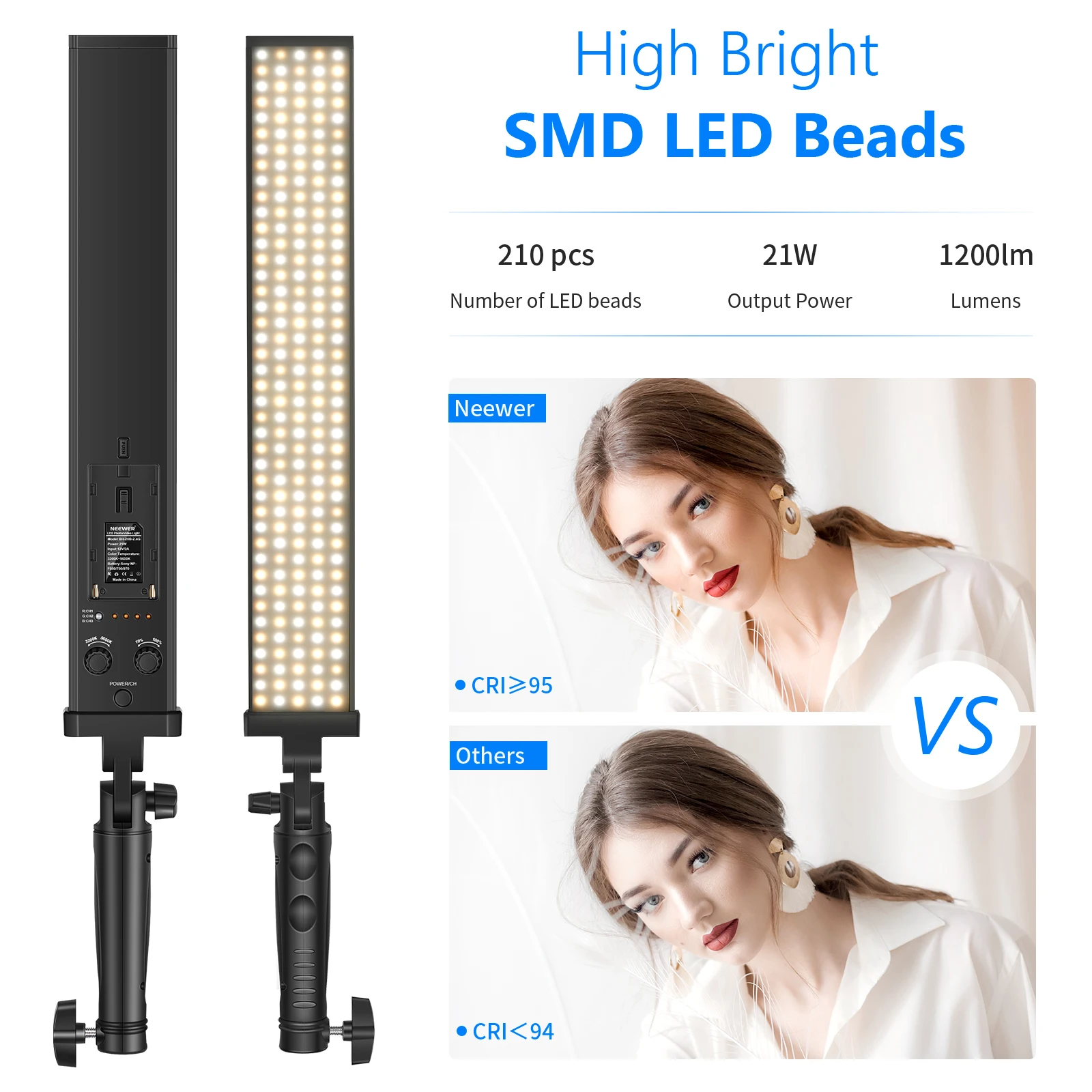 Neewer 3 Packs 2.4 GHz LED Lig - огляд і ціна Photography Lighting Kit Neewer