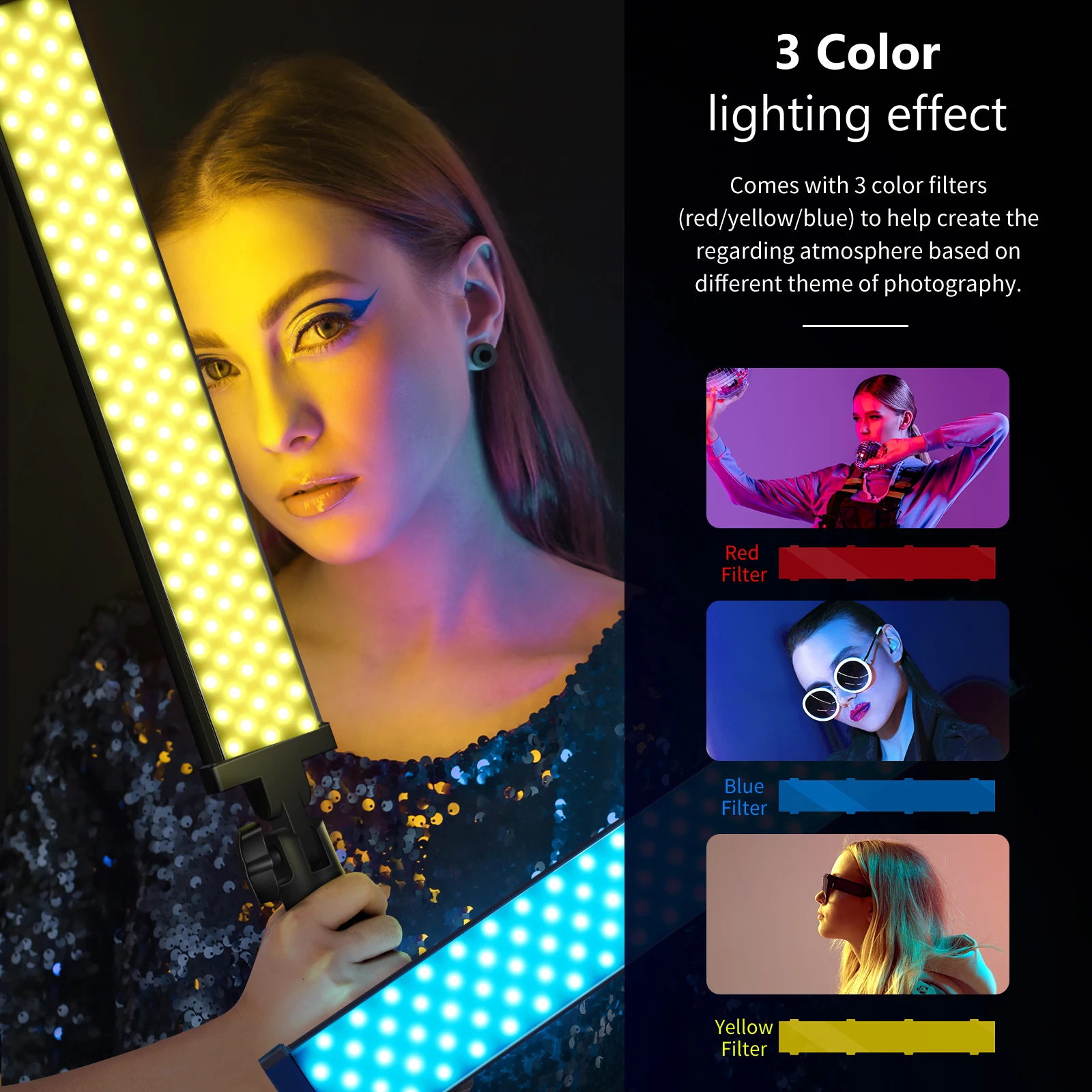 Neewer 3 Packs 2.4 GHz LED Lig - огляд і ціна Photography Lighting Kit Neewer