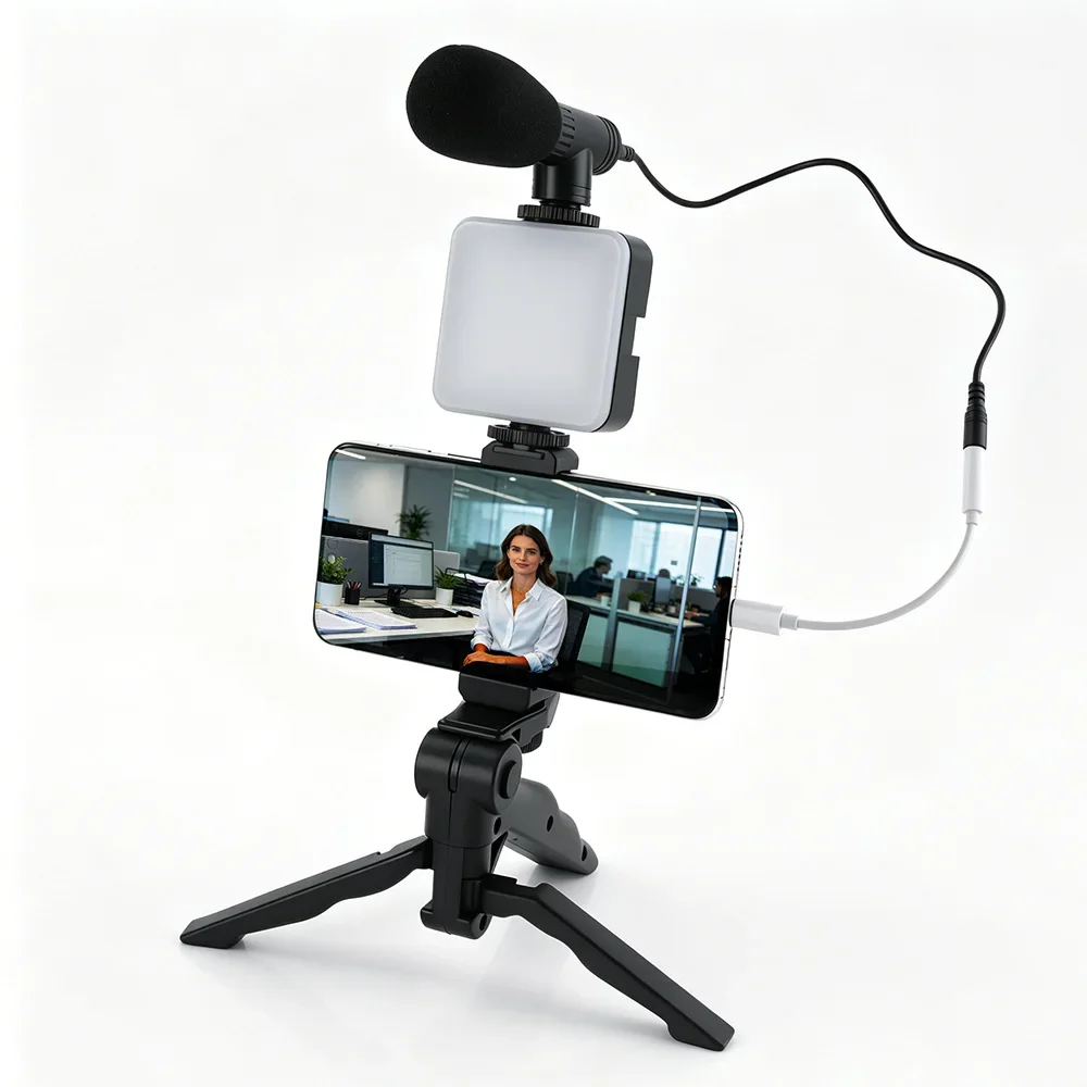 Smartphone Vlogging Kit Led Vi - огляд і ціна Photography Video Lighting Kit