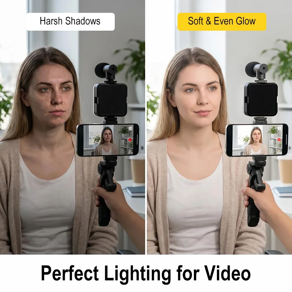 Smartphone Vlogging Kit Led Vi - огляд і ціна Photography Video Lighting Kit