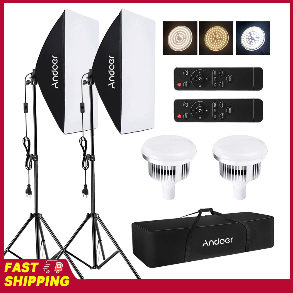 Andoer Softbox Lighting Set St - огляд і ціна Photography Video Lighting Kit