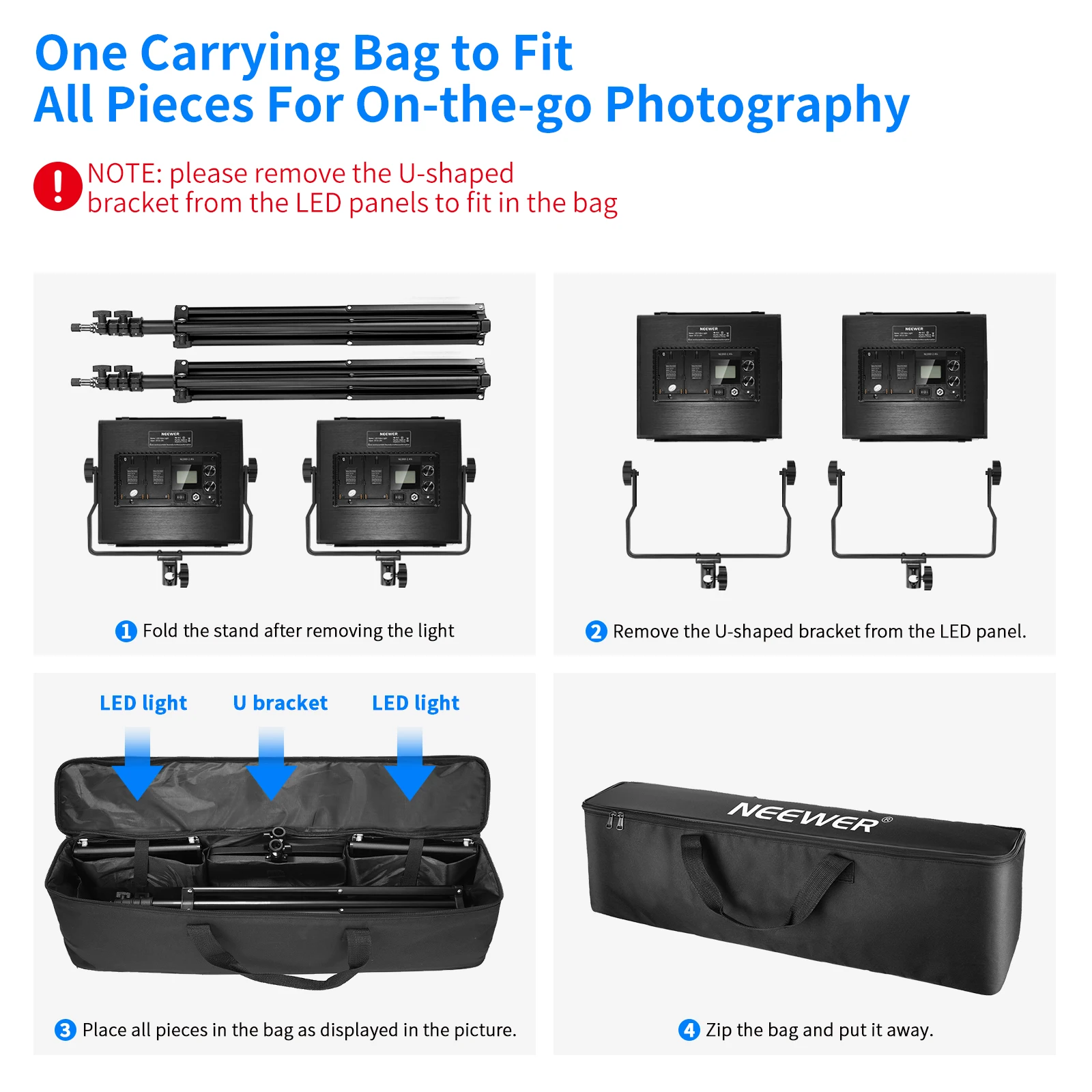 Neewer 2set 660pcs Photo Studi - огляд і ціна Photography Lighting Kit Neewer