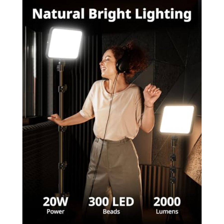 2 Pack LED Video Light Kit, Ph - огляд і ціна Photography Video Lighting Kit