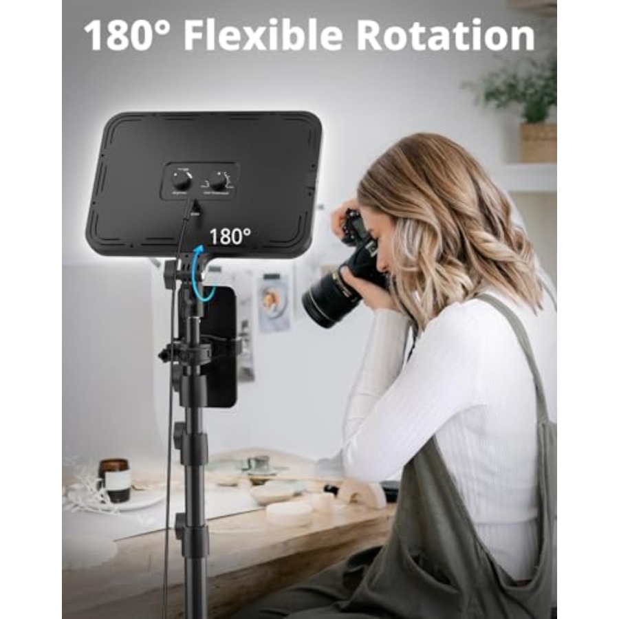 2 Pack LED Video Light Kit, Ph - огляд і ціна Photography Video Lighting Kit