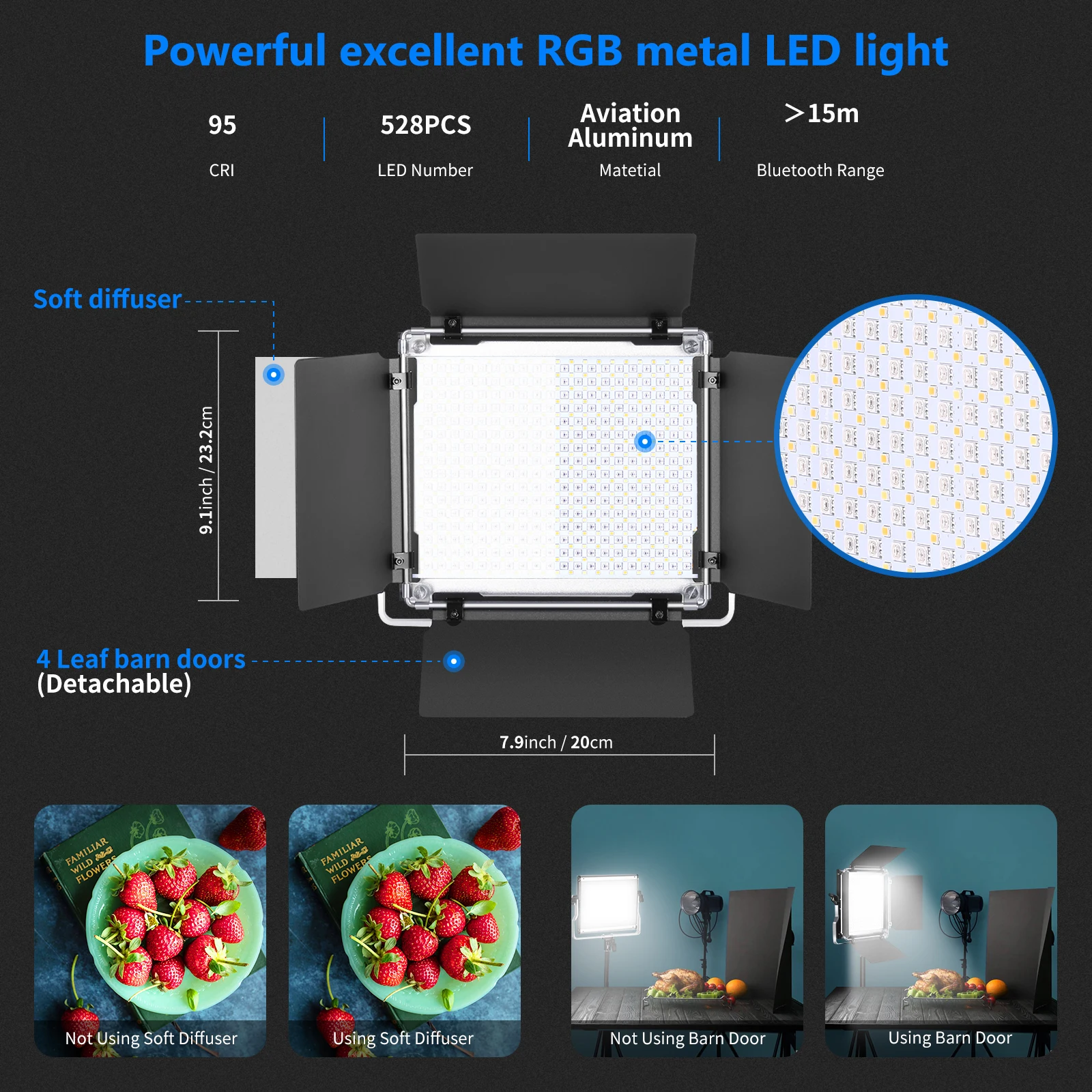 Neewer 2/3 Packs 530 RGB Led L - огляд і ціна Photography Lighting Kit Neewer