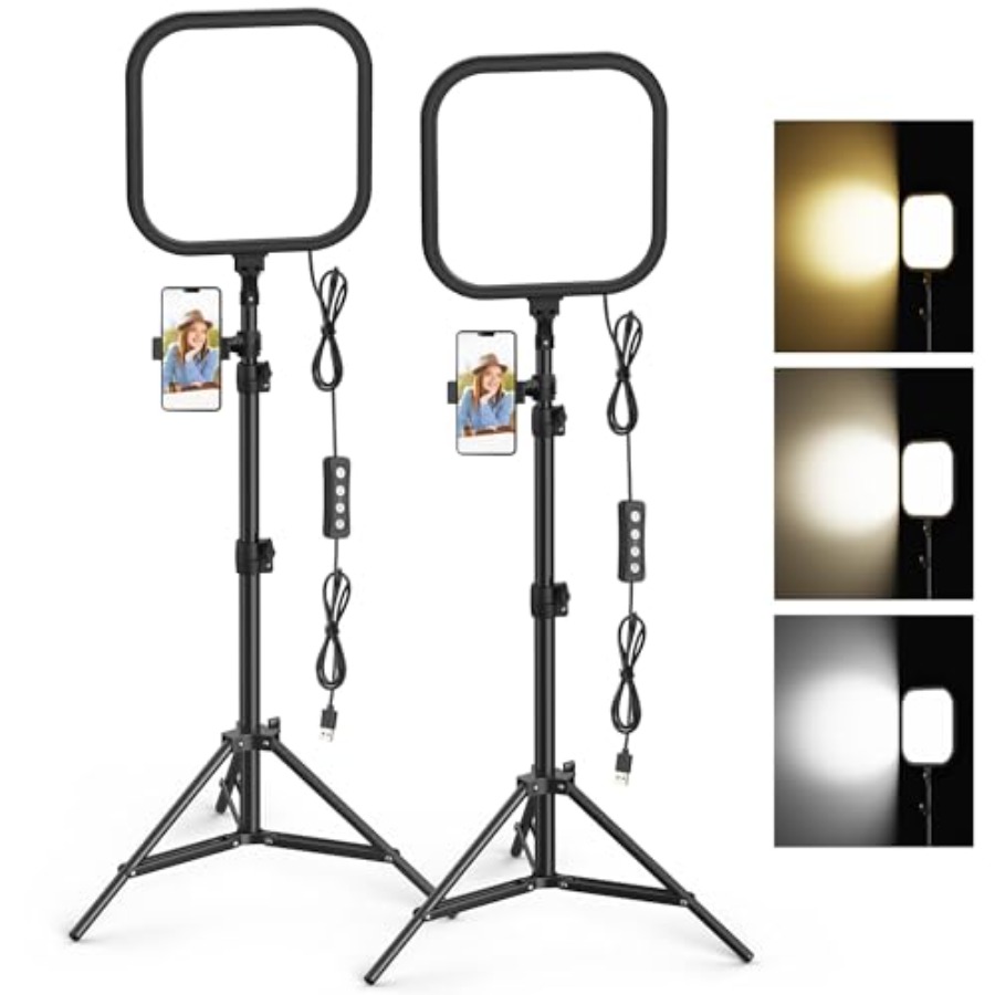 2Pack LED Video Light Kit, 15W - огляд і ціна Photography Video Lighting Kit