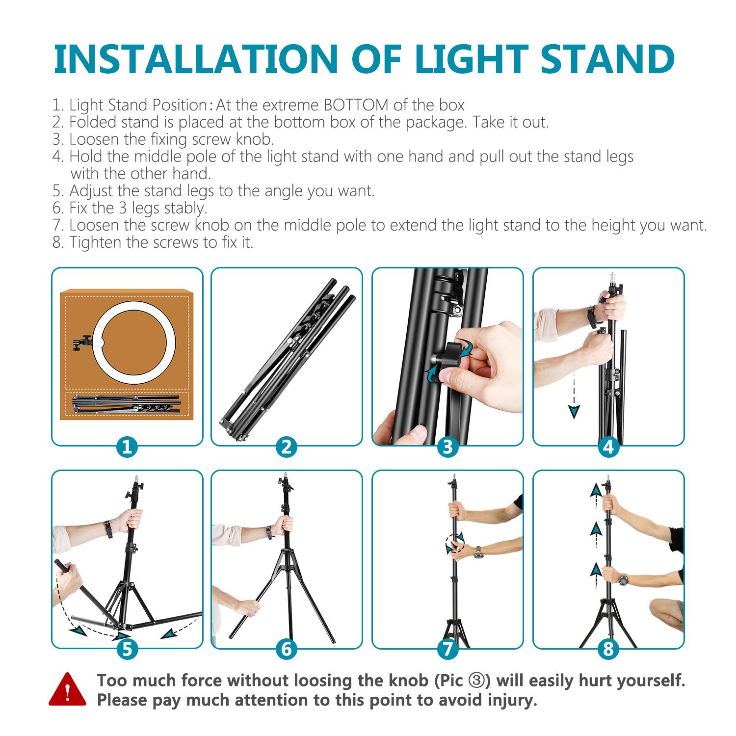 NEEWER Ring Light 18inch Kit:  - огляд і ціна Photography Lighting Kit Neewer
